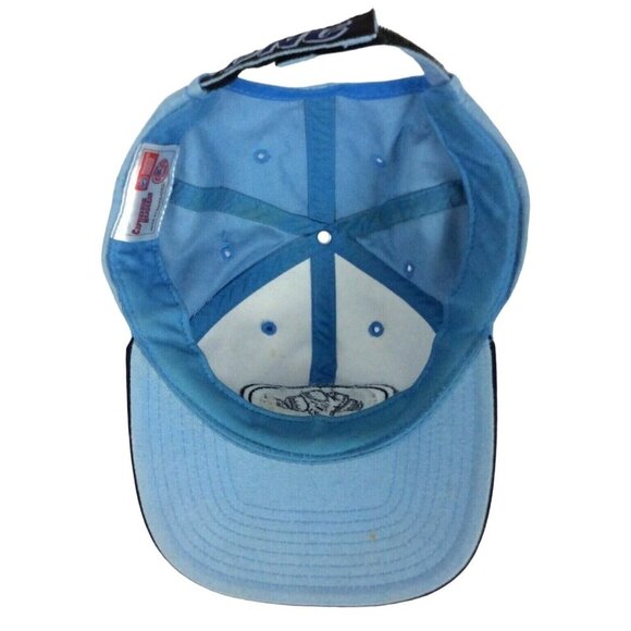 UNC Tar Heels Embroidered Logo Light Blue Strapback Cap Adjustable - Picture 6 of 7